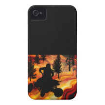 ATV on the Road from Hell iPhone 4 Cover