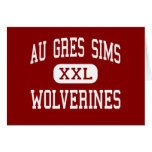 Au Gres Sims - Wolverines - High - Au Gres Cards