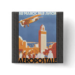 Au Maroc Par Avion Aeropostale, Vintage Buttons