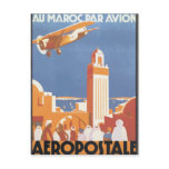 Au Maroc Par Avion Aeropostale, Vintage Postcards