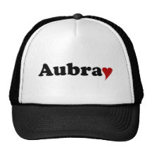 Aubray with Heart Trucker Hat