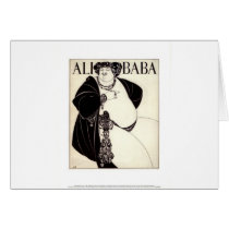 AUBREY BEARDSLEY - ALI BABA PRINT CARD