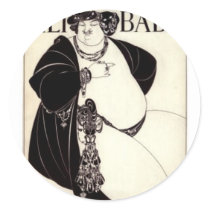 AUBREY BEARDSLEY - ALI BABA PRINT STICKERS