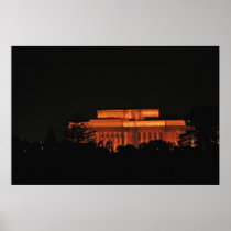 Auckland Museum At Night Poster