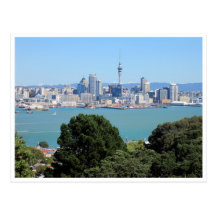 auckland skyline post cards