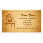 Auctions, Antiques and Collectibles Business Card
