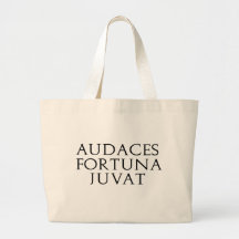 Audaces Fortuna Juvat Tote Bag