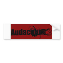 audacious design 3 bumper stickers