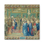Audience Granted by Louis XIV  to the Count Refrigerator Magnet
