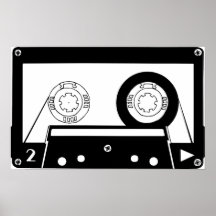Audio Cassette or Nerd Art Posters