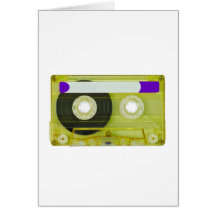 audio compact cassette greeting cards