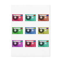 audio compact cassette postcards