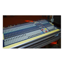 audio mixing console - sound board