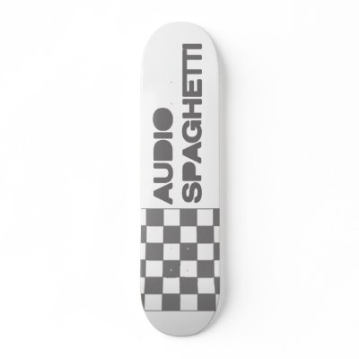 Audio Spaghetti Skateboard Deck. Natural. by audiospaghetti