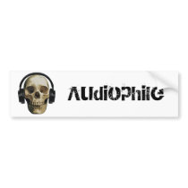 AudioPhile Bumper Stickers