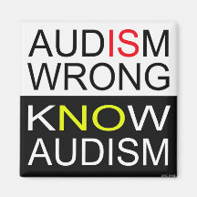 Audism Is Wrong. Refrigerator Magnets