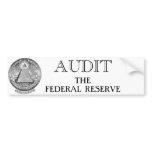 Audit The Fed bumper stickers