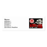 Audit the Fed Skinny Business Card business cards