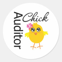 Auditor Chick Stickers