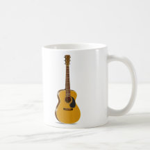 Auditorium Acoustic Guitar Coffee Mug