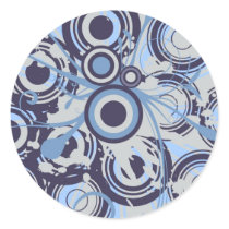 Audo Seven - Abstract Round Sticker