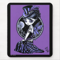 "Audrey" Gothic Victorian Fairy Mousepad