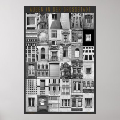 Augen in der Großstadt Poster by Lars