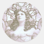 Augenie Blhir Vintage Theatre Round Sticker