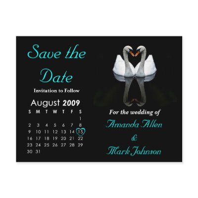 August 2009 Save the Date, Wedding Announcement by beverlytazangel
