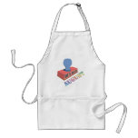 August Due Date Stamp Apron