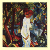 August Macke - A Couple In The Forest posters