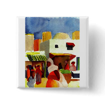 August_Macke - Algier Market 1914 Canvas