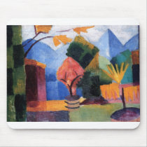 August Macke - Garden at Thuner Lake 1913 oil