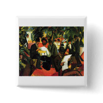 August_Macke - Garden Restaurant 1912 Oil Canvas