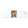 August Macke - Im Basar - 1914 In the Bazaar Bumper Sticker