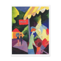 August Macke -  Modefenster 1913 watercolor