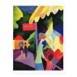August Macke -  Modefenster 1913 watercolor Post Cards