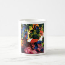August_Macke - Paar am Gartentisch 1914 Oil Canvas Mug