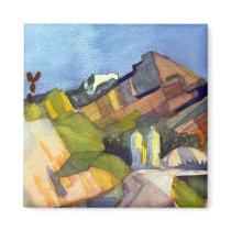 August Macke - Rocky Landscape