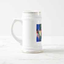 August Macke - With Yellow Jacket 1913 Watercolor Coffee Mugs