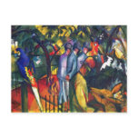 August Macke - Zoological Garden I Post Card
