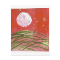 August Moon Hana Fuda Card Postcard
