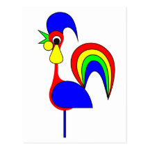 August Rainbow Post Cards