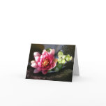 August Waterlily Thank You Note Greeting Cards
