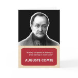 Auguste Comte Anti-Valentine's Day Card