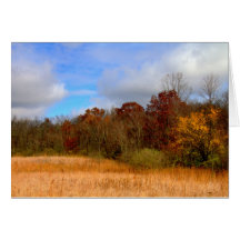 Auitumn In The Country Greeting Card