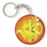 Aum or Om Symbol in yellows & reds