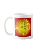 Aum or Om Symbol in yellows & reds Coffee Mugs