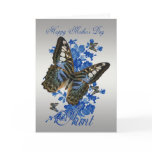 Aunt, Mother's Day Card With Butterflies
