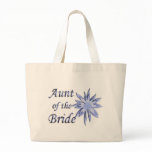 Aunt of the Bride Blue Tote Bags